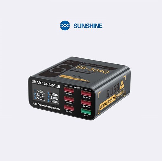تستر شارژ و جریان 6 پورت سانشاین SUNSHINE SS-304Q